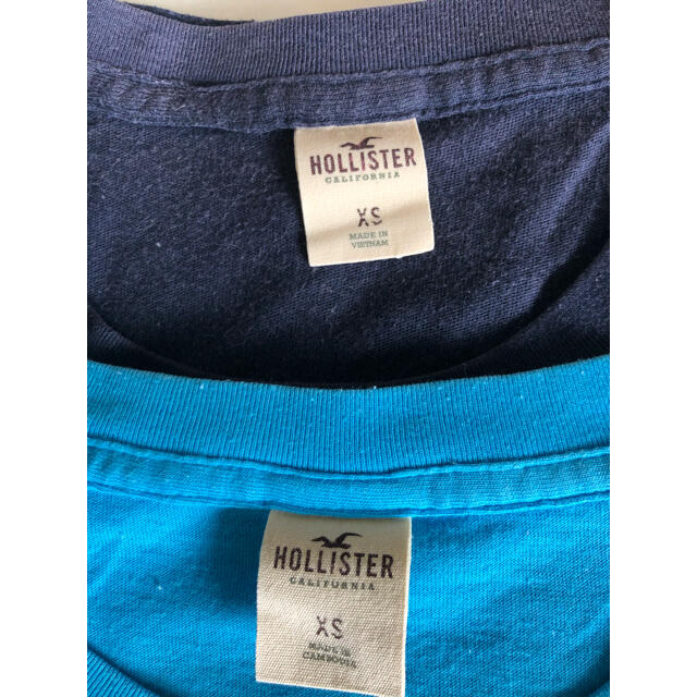 Hollister(ホリスター)のHollistar ガールズTシャツ2枚セット XS キッズ/ベビー/マタニティのキッズ服女の子用(90cm~)(Tシャツ/カットソー)の商品写真