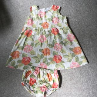 ジンボリー(GYMBOREE)のGYMBOREE ワンピース  花柄  90(ワンピース)