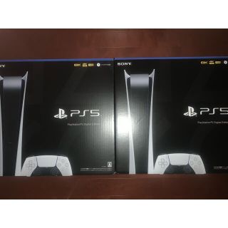 プレイステーション(PlayStation)のPS5 デジタル・エディション (CFI-1000B01) 2台セット(家庭用ゲーム機本体)