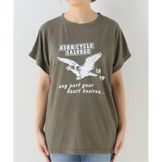 アパルトモンドゥーズィエムクラス(L'Appartement DEUXIEME CLASSE)のアパルトモン、タグ付き未使用【ASKKNY】PRINT Tee(Tシャツ(半袖/袖なし))