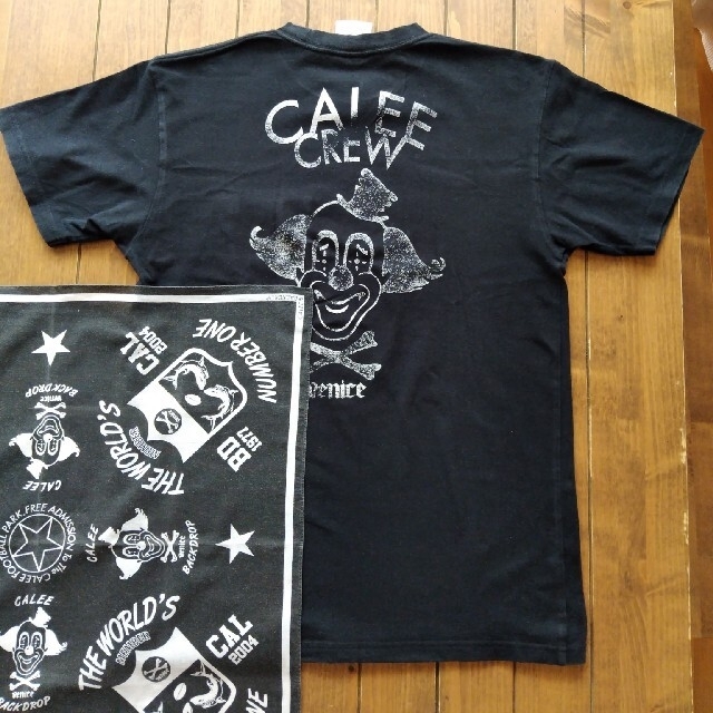 CALEE(キャリー)のCALEE  Tシャツ　メンズ　Mサイズ　バンダナ付 メンズのトップス(Tシャツ/カットソー(半袖/袖なし))の商品写真