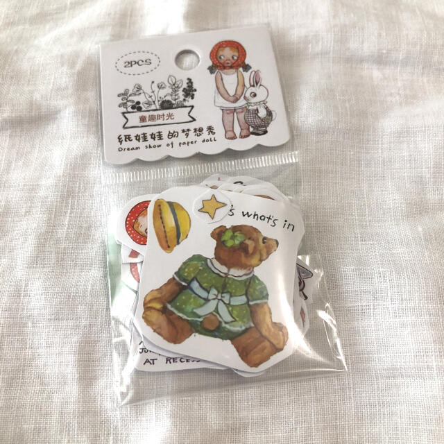 品質が 【no.77】レトロフレークシール テディ シール 品質が 【no.77】レトロフレークシール テディ シール