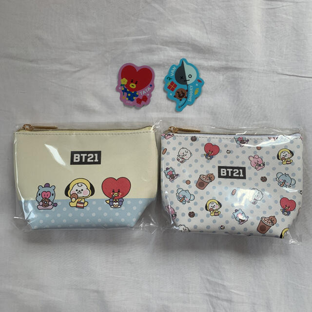 ファミマ　BT21 オリジナルポーチ　2個セット