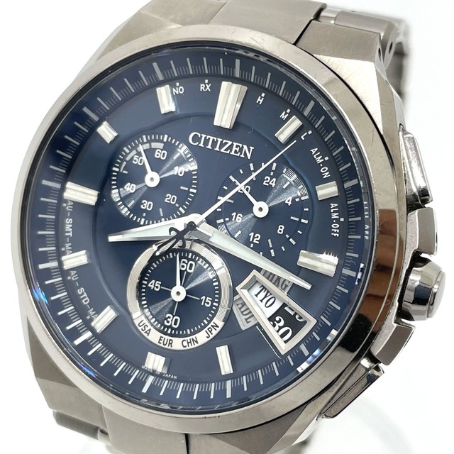 【特価】 シチズン - CITIZEN H610-T018050 グレー エコドライブ メンズ腕時計 アテッサ 腕時計(アナログ)