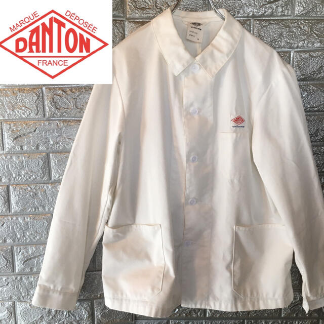 DANTON(ダントン)の【美品】DANTON ダントン カバーオール ジャケットホワイト M メンズのジャケット/アウター(カバーオール)の商品写真