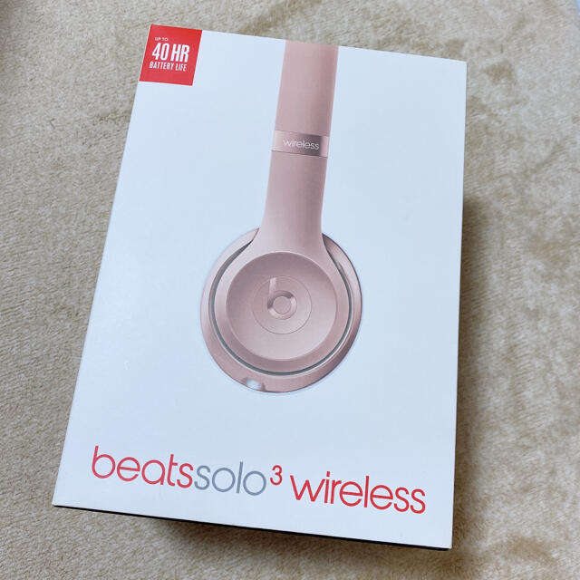 Beats Solo3 wireless ヘッドホン ローズゴールド