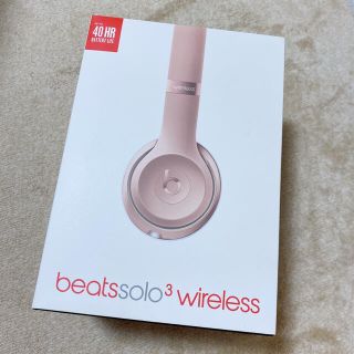 ビーツバイドクタードレ(Beats by Dr Dre)のBeats Solo3 wireless ヘッドホン ローズゴールド(ヘッドフォン/イヤフォン)