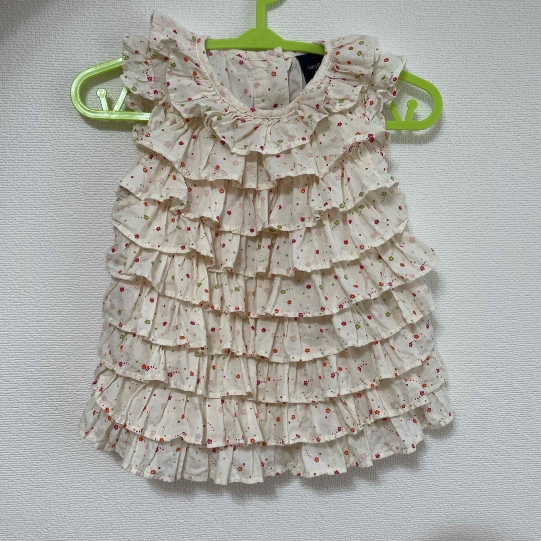 babyGAP(ベビーギャップ)のBabygap ノースリーブ　80cm 女の子 キッズ/ベビー/マタニティのベビー服(~85cm)(シャツ/カットソー)の商品写真