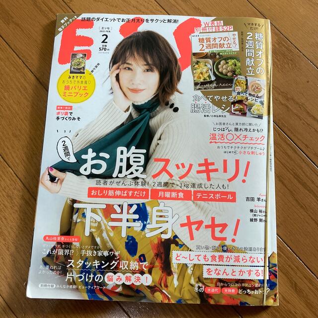 ESSE 2021 2月号 エンタメ/ホビーの雑誌(生活/健康)の商品写真