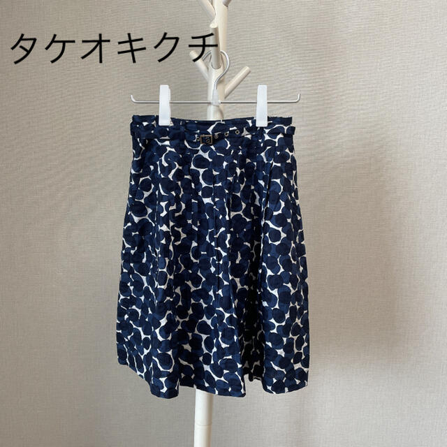 TAKEO KIKUCHI(タケオキクチ)のタケオキクチ　膝丈　スカート レディースのスカート(ひざ丈スカート)の商品写真