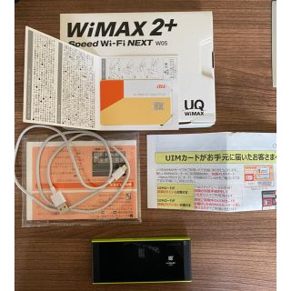 ファーウェイ(HUAWEI)の【新品】WiMAX2+ Speed Wi-Fi NEXT W05 (PC周辺機器)