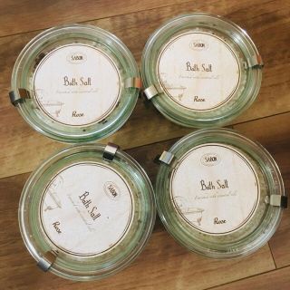 サボン(SABON)のSABON サボン　バスソルトローズ　4個セット(入浴剤/バスソルト)