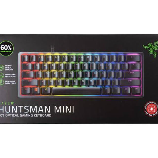 PC/タブレットrazer Huntsman mini 赤軸 日本語配列