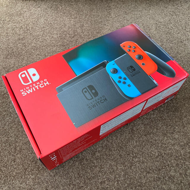 Nintendo Switch JOY-CON(L) ネオンブルー/(R) ネオの通販 by まーぶる's shop｜ラクマ