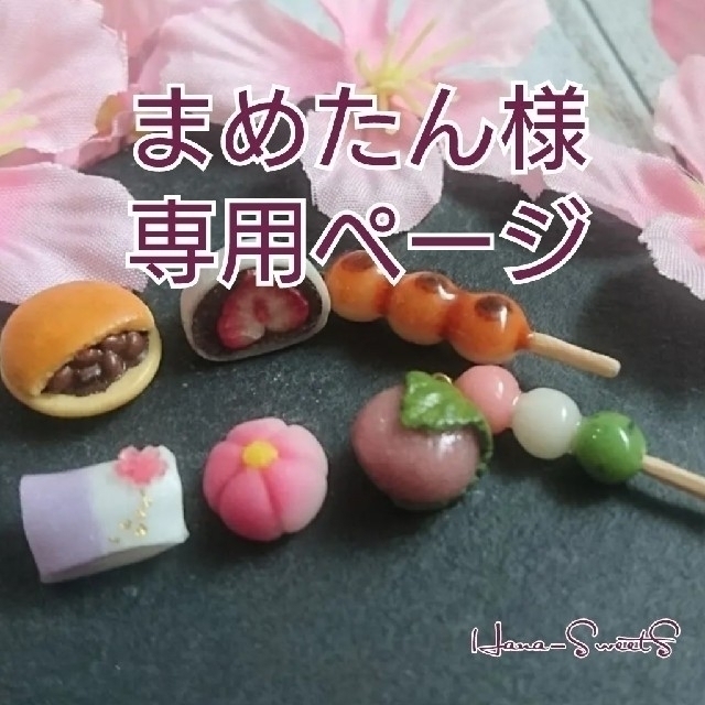 まめたん様 専用ページ いろいろなお菓子のアクセサリー ハンドメイドのアクセサリー(ピアス)の商品写真