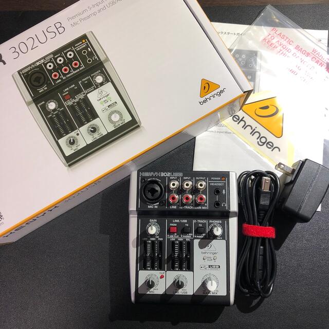 Behringer XENYX 302USB 楽器のDTM/DAW(オーディオインターフェイス)の商品写真