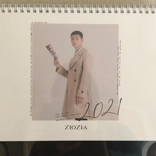 ZIOZIA公式卓上カレンダー2018 パクソジュン