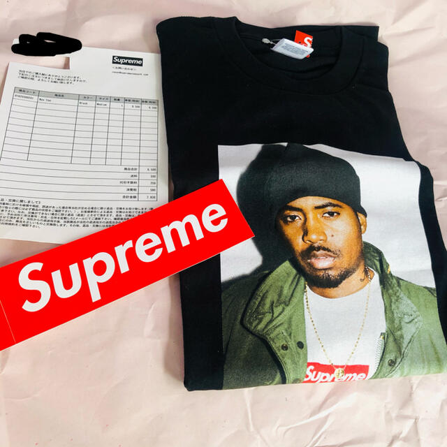 Tシャツ/カットソー(半袖/袖なし)Supreme Nas Tee 17AW