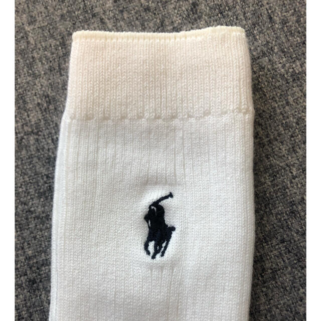 Ralph Lauren(ラルフローレン)の【新品】ラルフローレン　靴下　2足セット　白 レディースのレッグウェア(ソックス)の商品写真