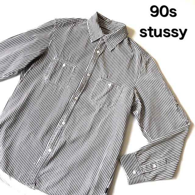 出産祝い stussy シャツ ステューシー　オールド　90s シャツ