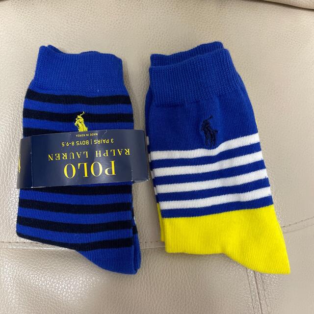 POLO RALPH LAUREN(ポロラルフローレン)のC’s様専用　Ralph Lauren キッズ靴下⭐︎新品 キッズ/ベビー/マタニティのこども用ファッション小物(靴下/タイツ)の商品写真