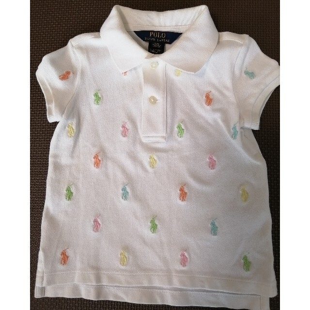 POLO RALPH LAUREN(ポロラルフローレン)のラルフローレンポロシャツ3T キッズ/ベビー/マタニティのキッズ服女の子用(90cm~)(Tシャツ/カットソー)の商品写真