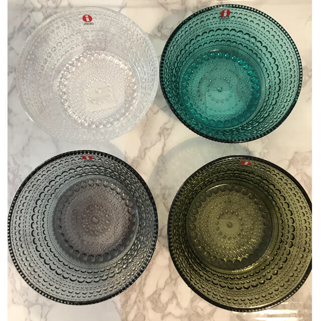 iittala(イッタラ)の【新品未使用品】iittala イッタラ カステヘルミ ボウル　4カラーセット インテリア/住まい/日用品のキッチン/食器(食器)の商品写真