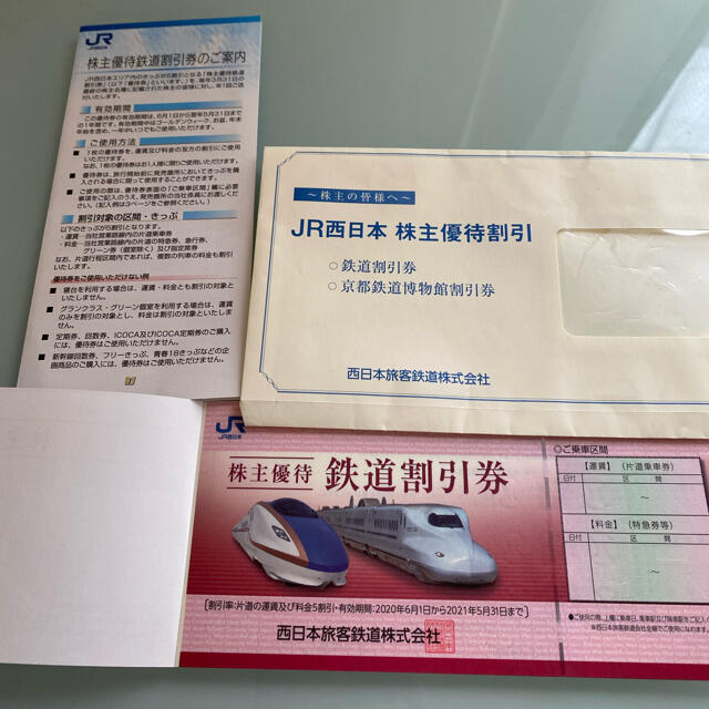 割引優待券/割引券JR西日本 株主優待券 6枚 www.jkdiagnostics.com
