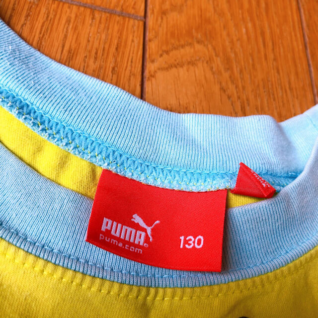 PUMA(プーマ)のプーマ タンクトップ 黄色 イエロー 130cm キッズ/ベビー/マタニティのキッズ服男の子用(90cm~)(Tシャツ/カットソー)の商品写真
