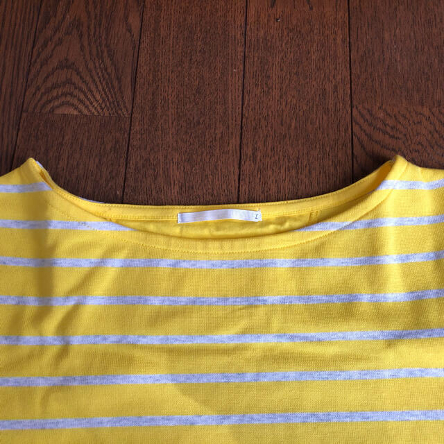 UNIQLO(ユニクロ)のUNIQLO  七分袖 Tシャツ  ボーダー レディースのトップス(カットソー(長袖/七分))の商品写真