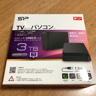 外付けハードディスク　3tb(PC周辺機器)