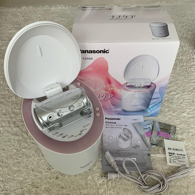 フェイスケア/美顔器【極美品】Panasonic   美顔器　ナノケア  EH-CSA9A-P