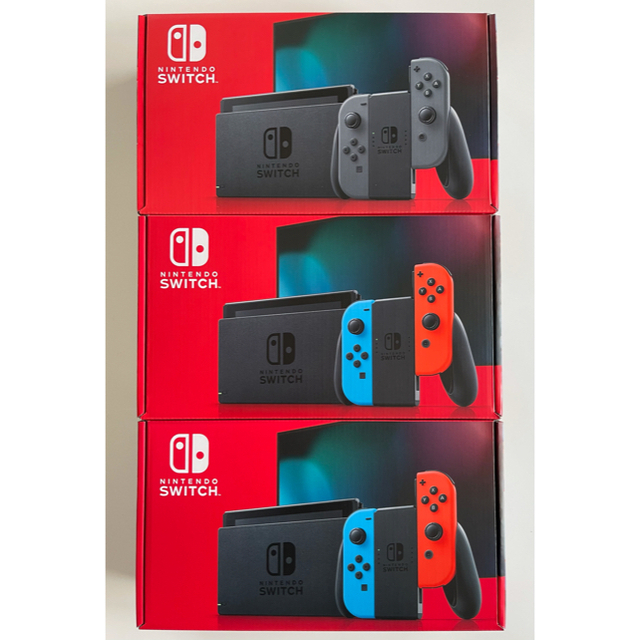 【新品】ニンテンドー　スイッチ　本体　ネオン　グレー