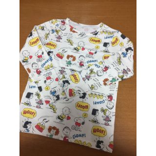 ユニクロ(UNIQLO)の【ユニクロ×スヌーピー】極暖ヒートテック130cm／白（PEANUTS)(下着)