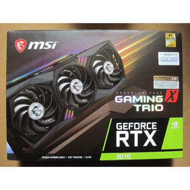 PCパーツ新品 MSI GeForce RTX 3070 GAMING X TRIO