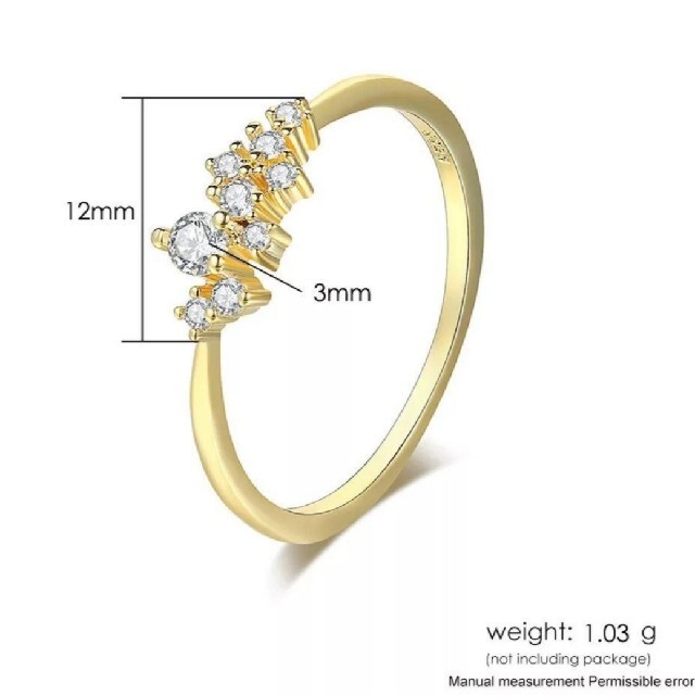 デザインリング　ゴールドコーディングアンティーク風　エタニティ　指輪 レディースのアクセサリー(リング(指輪))の商品写真