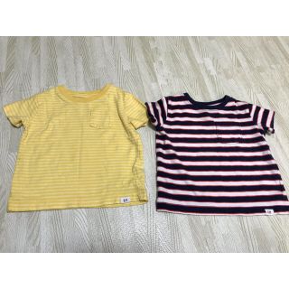 ベビーギャップ(babyGAP)のベイビーギャップ ボーダー Tシャツ 男の子 サイズ70 80(Ｔシャツ)