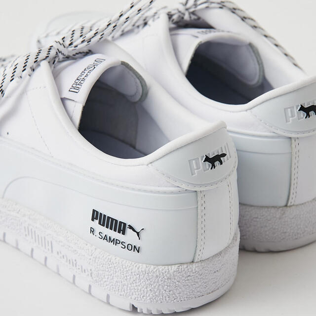 PUMA×メゾンキツネ キツネ刺繍スニーカー 24.5-