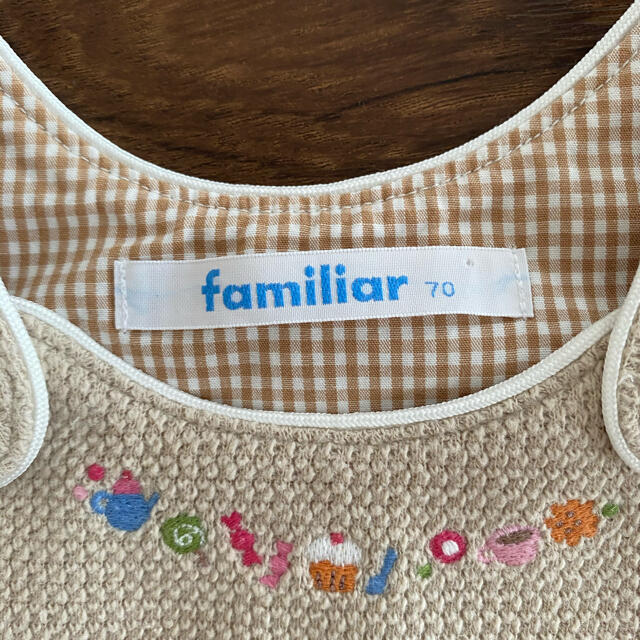 familiar(ファミリア)のfamiliar  ファミリア　オーバーオール　ロンパース　カバーオール キッズ/ベビー/マタニティのベビー服(~85cm)(カバーオール)の商品写真