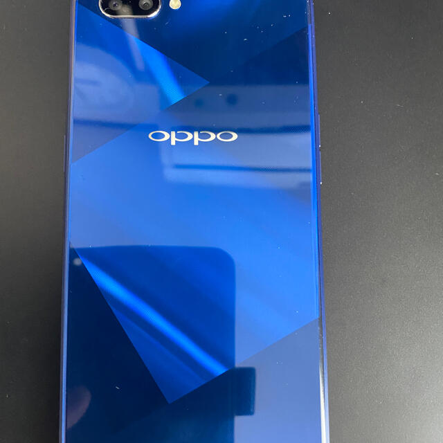 OPPO(オッポ)のoppo r15 neo ブルー スマホ/家電/カメラのスマートフォン/携帯電話(スマートフォン本体)の商品写真