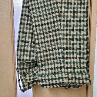 neat 19aw FOX BROTHERS ベルトレス M グリーンチェック