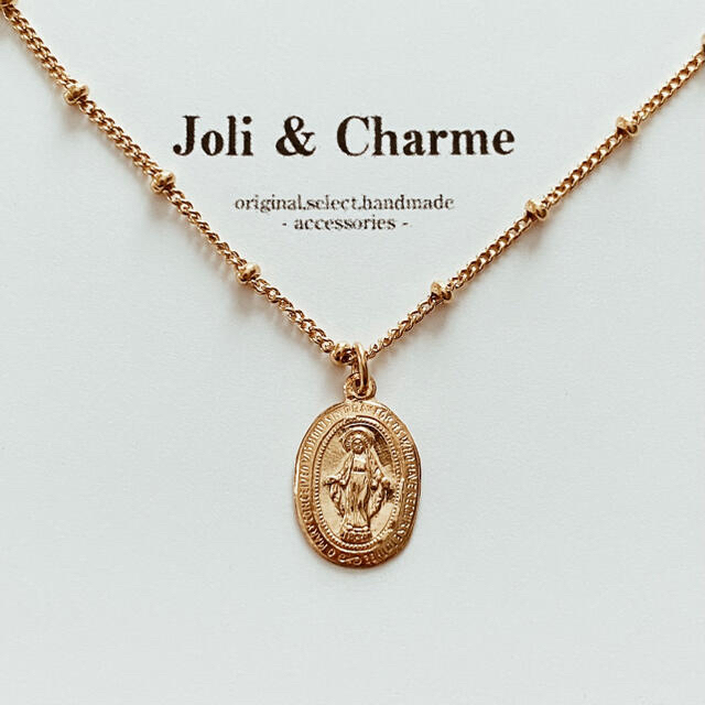 再入荷 14kgf maria  design chain necklace 3