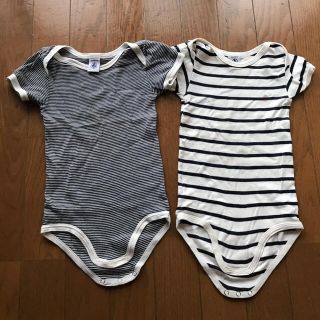 プチバトー(PETIT BATEAU)のロンパース(ロンパース)