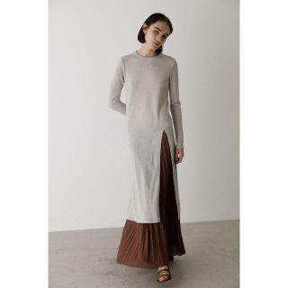 ユナイテッドアローズ(UNITED ARROWS)のRIM.ARK リムアーク Both slit long knit tops(ニット/セーター)