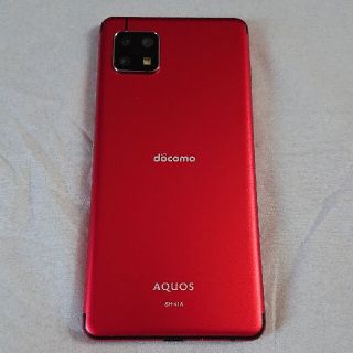 アクオス(AQUOS)のAQUOS sense4 ドコモ レッド SH-41A(スマートフォン本体)