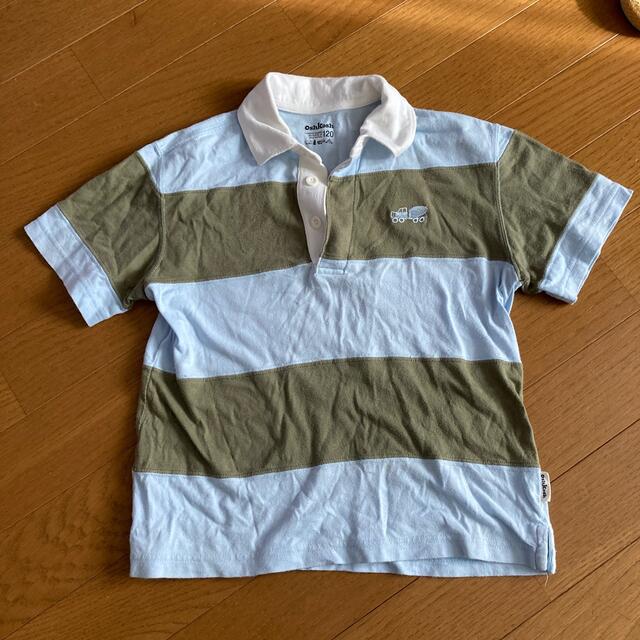 OshKosh(オシュコシュ)のOSHKOSH ラガーシャツ 120 男の子 キッズ/ベビー/マタニティのキッズ服男の子用(90cm~)(Tシャツ/カットソー)の商品写真