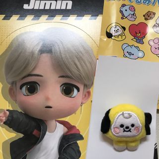 ボウダンショウネンダン(防弾少年団(BTS))のBT21 ファミマ限定　ぬいぐるみバッチ&ポストカード　CIMMY ジミン(キャラクターグッズ)