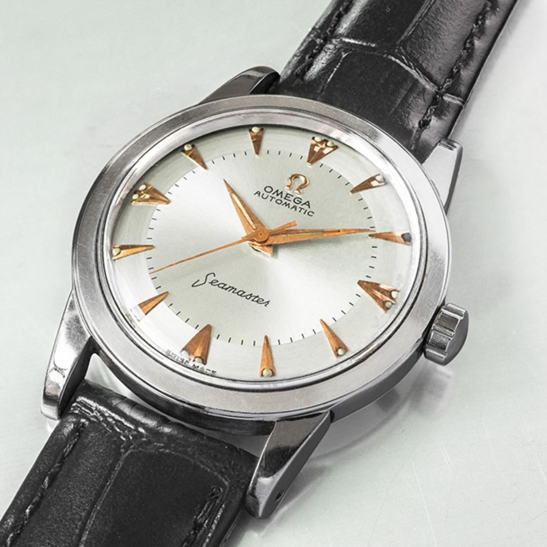 OMEGA - (611) 稼働美品 オメガ 初代 シーマスター 手巻き 1950年製 日