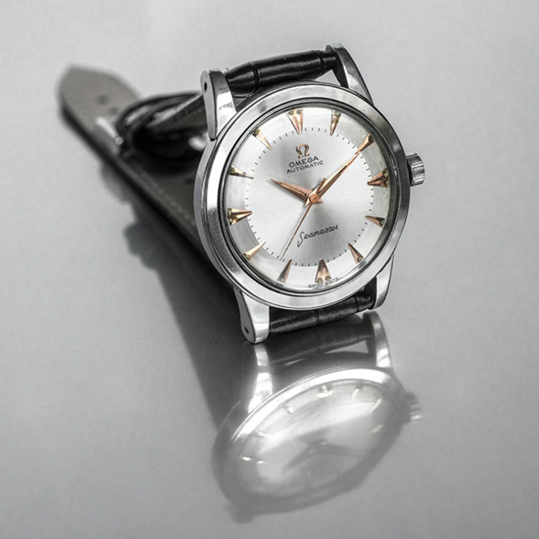 OMEGA - (611) 稼働美品 オメガ 初代 シーマスター 手巻き 1950年製 日 ...