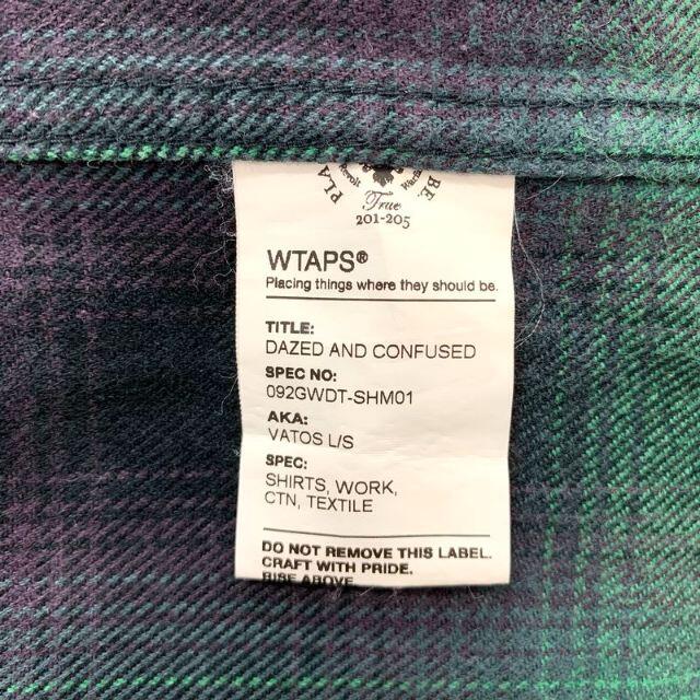 W)taps(ダブルタップス)の09AW WTAPS ダブルタップス VATOS L/S チェックシャツ メンズのトップス(シャツ)の商品写真